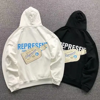 ¥135 REPRESENT HOODIE 510030891(im 170cm 60kg i wear size S in the phot)