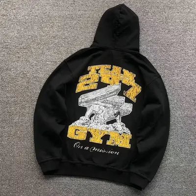 ¥135 REPRESENT HOODIE 510030491(im 170cm 60kg i wear size S in the phot)