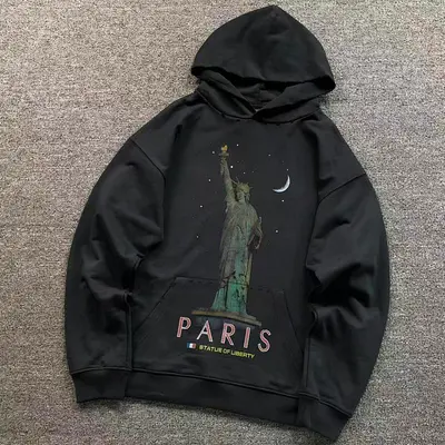 ¥258 B⭐L⭐⭐⭐IA⭐A HOODIE 31010043521(im 170cm 60kg i wear size M in the phot)