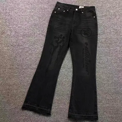 ¥185 HELLSTAR TROUSERS 3110070217(im 170cm 60kg i wear size S in the phot)