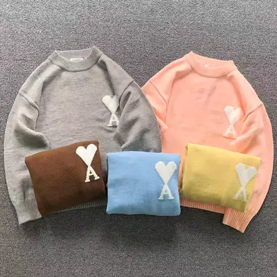 ￥138 AMI SWEATER 3110071117（im 170cm 60kg i wear size S in the phot）