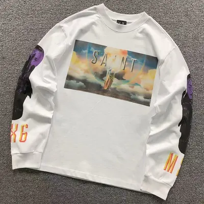 ￥135 SAINT MICHAEL LONG SLEEVED 3110081317（im 170cm 60kg i wear size S in the phot）