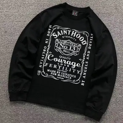 ¥128 SAINT MICHAEL LONG SLEEVED 3110081617(im 170cm 60kg i wear size S in the phot)