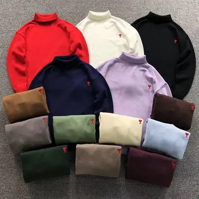 ¥158 AMI SWEATER 21101101125(im 170cm 60kg i wear size M in the phot)