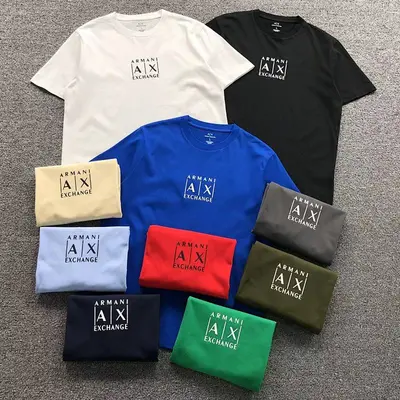 ¥85 AR⭐⭐⭐ EXCH⭐⭐⭐ T-SHIRT 2110093801(im 170cm 60kg i wear size L in the phot)