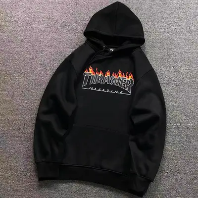 ￥98 THRASHER HOODIE 5101009121（im 170cm 60kg i wear size XL in the phot）