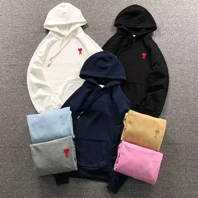￥168 AMI HOODIE 3110170421（im 170cm 60kg i wear size M in the phot）
