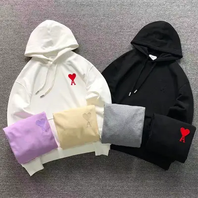 ￥168 AMI HOODIE 3110170321（im 170cm 60kg i wear size M in the phot）