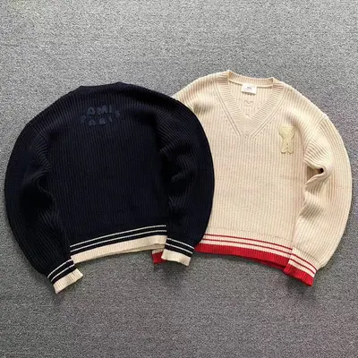 ￥118 AMI SWEATER 510181388（im 170cm 60kg i wear size S in the phot）