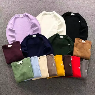 ￥115 AMI SWEATER 510180688（im 170cm 60kg i wear size S in the phot）