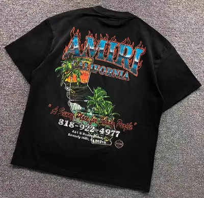 ￥108 AMIRI T-SHIRT 3110201617（im 170cm 60kg i wear size S in the phot）