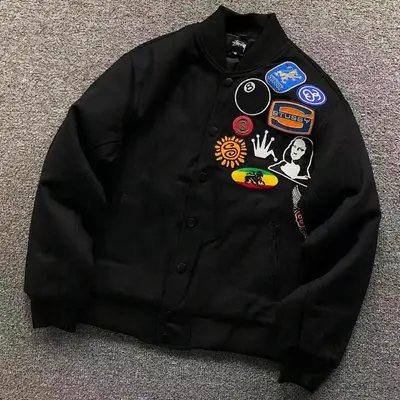 ￥195 STUSSY JACKET COTTON CIOTHES 1110210435（im 170cm 60kg i wear size M in the phot）