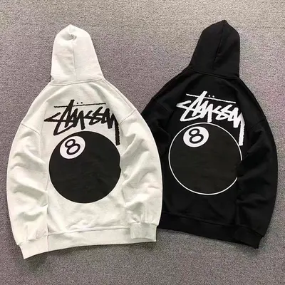 ￥138 STUSSY HOODIE 510220282（im 170cm 60kg i wear size S in the phot）