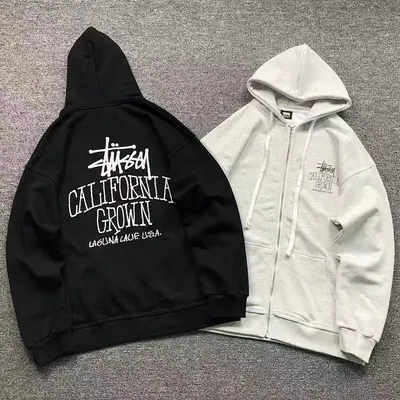 ¥138 STUSSY HOODIE 510220182(im 170cm 60kg i wear size S in the phot)