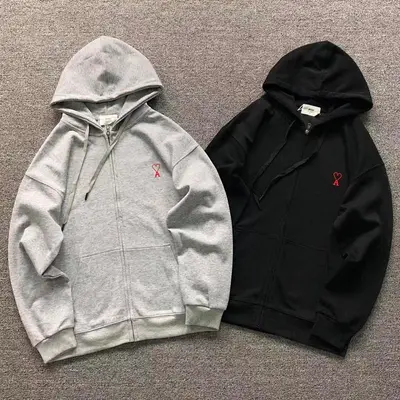 ¥215 AMI HOODIE 2110241501(im 170cm 60kg i wear size L in the phot)