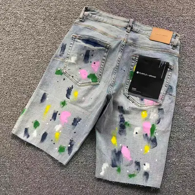 ¥185 PURPLE SHORTS 3110253217(im 170cm 60kg i wear size 30 in the phot)