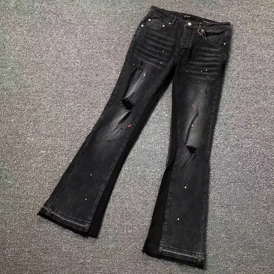 ￥215 PURPLE TROUSERS 3110251317（im 170cm 60kg i wear size 30 in the phot）