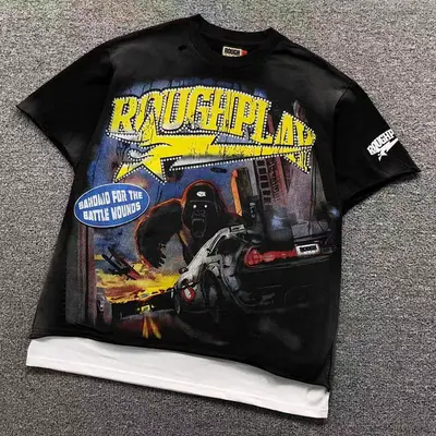 ¥125 R⭐⭐G⭐P⭐⭐Y T-SHIRT 3110271117 (im 170cm 60kg i wear size S in the phot)