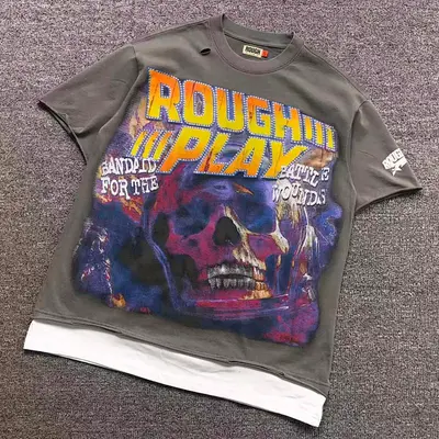¥118 R⭐⭐G⭐P⭐⭐Y T-SHIRT 3110271417(im 170cm 60kg i wear size S in the phot)