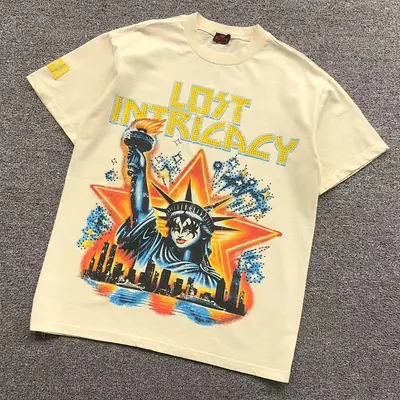 ¥108 LO⭐TIN TRI⭐A⭐Y T-SHIRT 3110283517(im 170cm 60kg i wear size L in the phot)