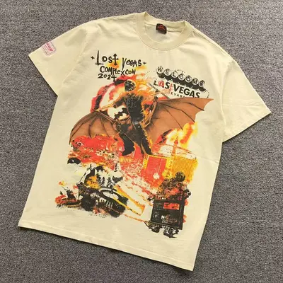 ¥98 LO⭐TIN TRI⭐A⭐Y T-SHIRT 3110283617(im 170cm 60kg i wear size L in the phot)