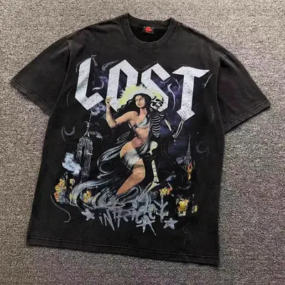 ¥118 LO⭐TIN TRI⭐A⭐Y T-SHIRT 3110283117(im 170cm 60kg i wear size L in the phot)