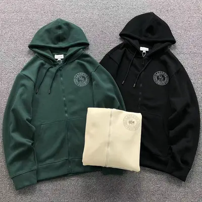 ¥178 LACOSTE HOODIE 3110300203(im 170cm 60kg i wear size L in the phot)