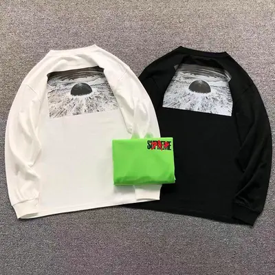 ¥108 S⭐⭐R⭐⭐E LONG SLEEVED 1110290602 (im 170cm 60kg i wear size L in the phot)