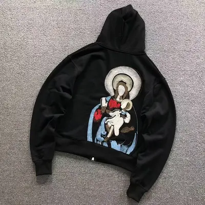 ¥195 DER⭐CHUT⭐E HOODIE 1111043256(im 170cm 60kg i wear size S in the phot)
