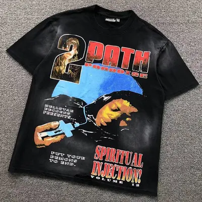 ￥115 HELLSTAR T-SHIRT 3111060217（im 170cm 60kg i wear size S in the phot）