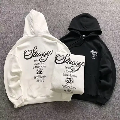 ￥185 STUSSY HOODIE 21111219001（im 170cm 60kg i wear size M in the phot）