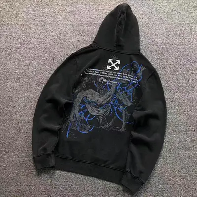 ￥195 OFF-WHITE HOODIE 511120419（im 170cm 60kg i wear size M in the phot）