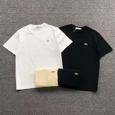 ￥85 LACOSTE T-SHIRT 2111111801（im 170cm 60kg i wear size M in the phot）
