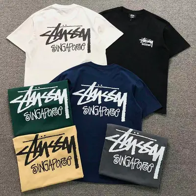 ¥78 STUSSY T-SHIRT 1111110702 (im 170cm 60kg i wear size M in the phot)