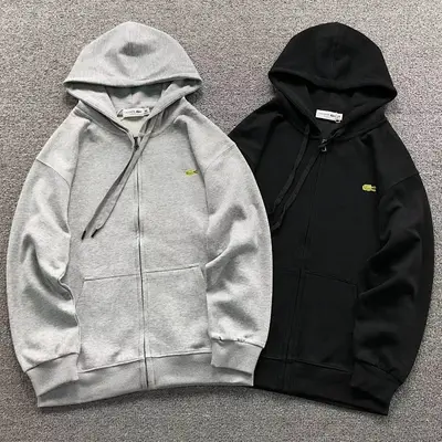 ￥215 LACOSTE HOODIE 2111180801（im 170cm 60kg i wear size M in the phot）