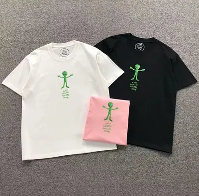 ¥85 ANTI SOCIAL SOCIAL CLUB T-SHIRT 1111190102(im 170cm 60kg i wear size M in the phot)