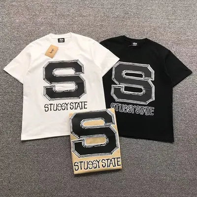 ￥78 STUSSY T-SHIRT 1111220302（im 170cm 60kg i wear size M in the phot）