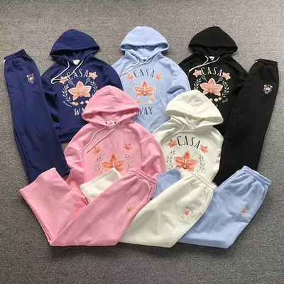 ￥345 CASABLANCA HOODIE TROUSERS 5112905127（im 170cm 60kg i wear size M in the phot）