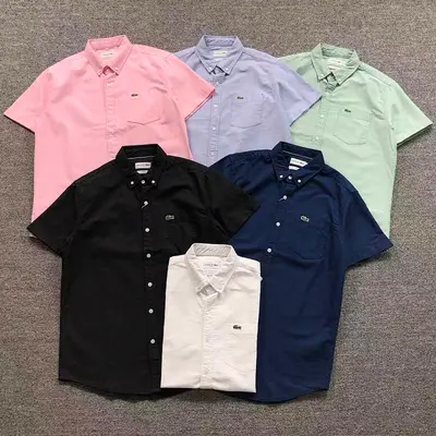 ￥125 LACOSTE SHIRT 412010177（im 170cm 60kg i wear size L in the phot）
