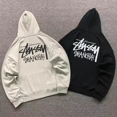 ￥158 STUSSY HOODIE 1112021502（im 170cm 60kg i wear size XL in the phot）