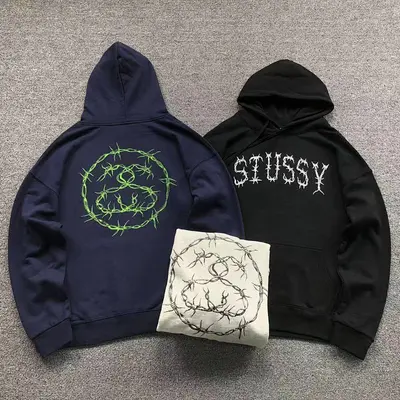￥158 STUSSY HOODIE 1112021002 （im 170cm 60kg i wear size XL in the phot）
