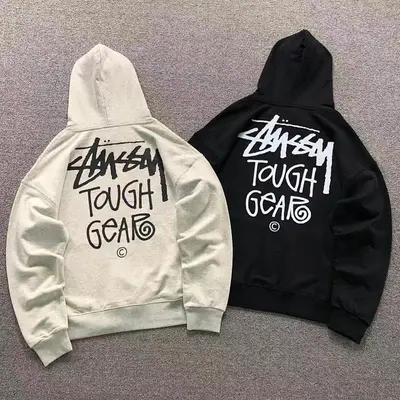 ￥158 STUSSY HOODIE 1112020602（im 170cm 60kg i wear size XL in the phot）