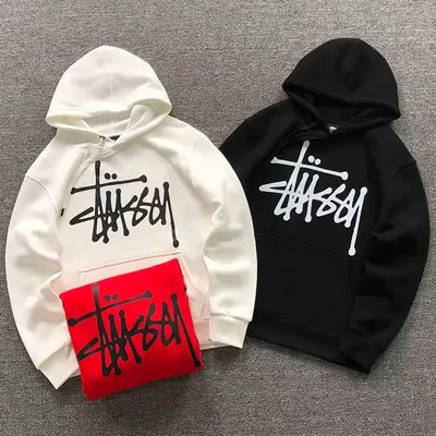 ￥215 STUSSY HOODIE 412041601（im 170cm 60kg i wear size M in the phot）