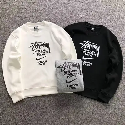 ￥175 STUSSY N⭐K⭐ HOODIE 412042201（im 170cm 60kg i wear size M in the phot）