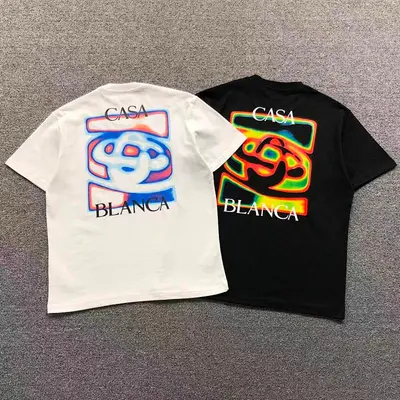 ￥88 CASABLANCA T-SHIRT 1112050532（im 170cm 60kg i wear size L in the phot）