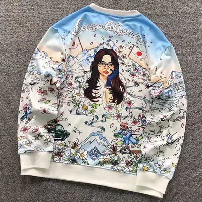 ¥95 CASABLANCA HOODIE 1112050132(im 170cm 60kg i wear size L in the phot)