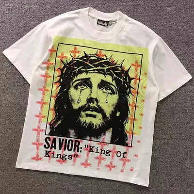 ¥95 HELLSTAR T-SHIRT 3112063717(im 170cm 60kg i wear size S in the phot)