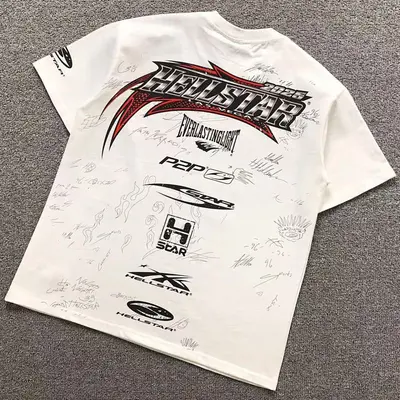 ¥98 HELLSTAR T-SHIRT 3112063417(im 170cm 60kg i wear size S in the phot)