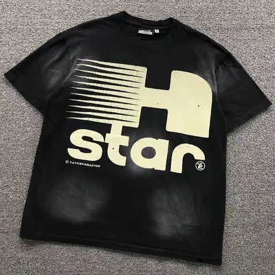 ¥108 HELLSTAR T-SHIRT 3112063117(im 170cm 60kg i wear size S in the phot)