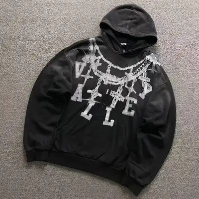 ￥175 V⭐LL⭐Y HOODIE 3112101717（im 170cm 60kg i wear size XL in the phot）